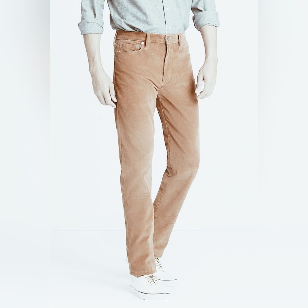 Lands' End Men's Traditional Fit Comfort-First Washed Corduroy Pants, Sz 34